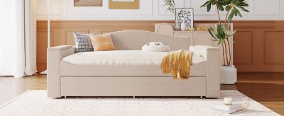 Streamdale Upholstered Daybed with Storage, Trundle and Audio System