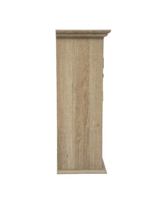 Delilah Wall Mounted Bathroom Medicine Cabinet With Adjustable Cabinet Shelf, Lower Open Shelf, And Magnetic Closure Doors