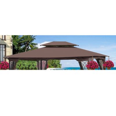 Streamdale 13 X 10FT Patio Double Roof Gazebo Replacement Canopy Top Fabric