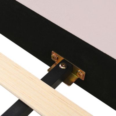 Velvet Upholstered Grounded Bed Set