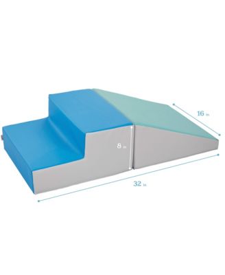 SoftZone Junior Little Me Climb and Slide, Earthtone, 2-Piece