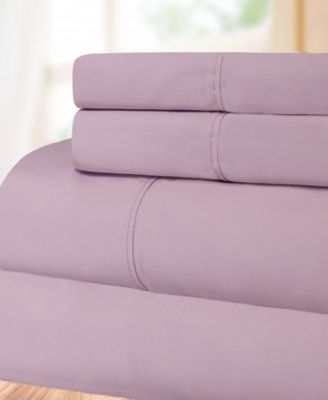 300-TC Crisp Cotton Percale Deep Pocket Sheet Set, Split King