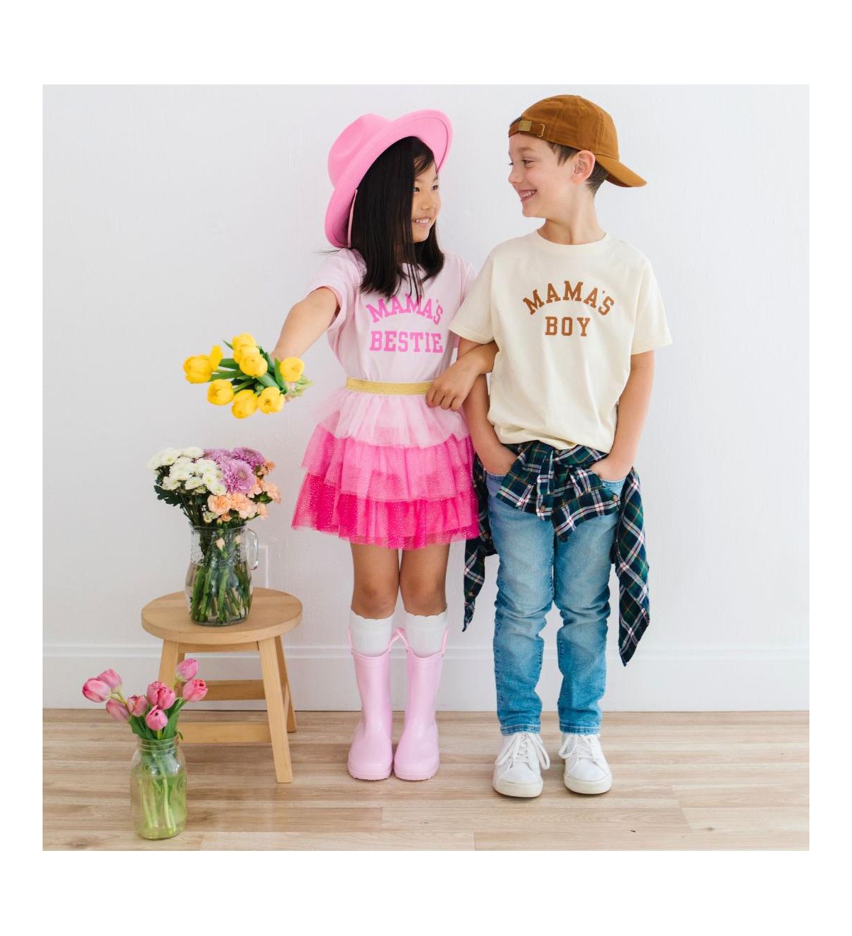 Sweet Wink Toddler Boys Mama's Short Sleeve T-Shirt