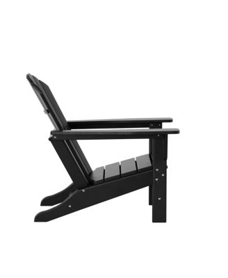 All-Weather Contoured Outdoor Poly Adirondack Chair (Set of 2)