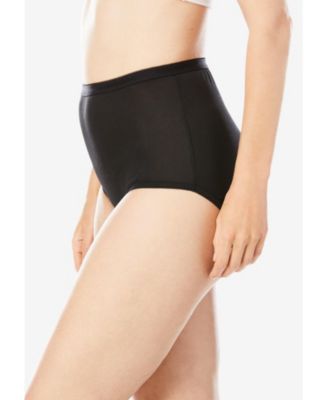 Women's Full Coverage Nylon Brief 5-Pack