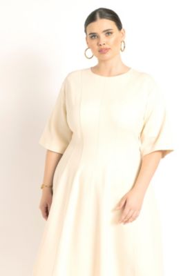 Women's Seam Detail Ponte Work Dress