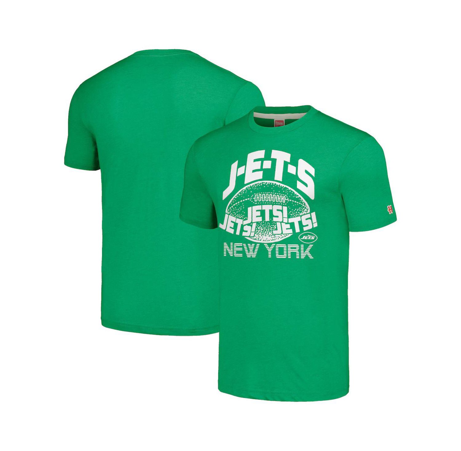 Men's & Women's Green New York Jets J-E-T-S Tri-Blend T-Shirt
