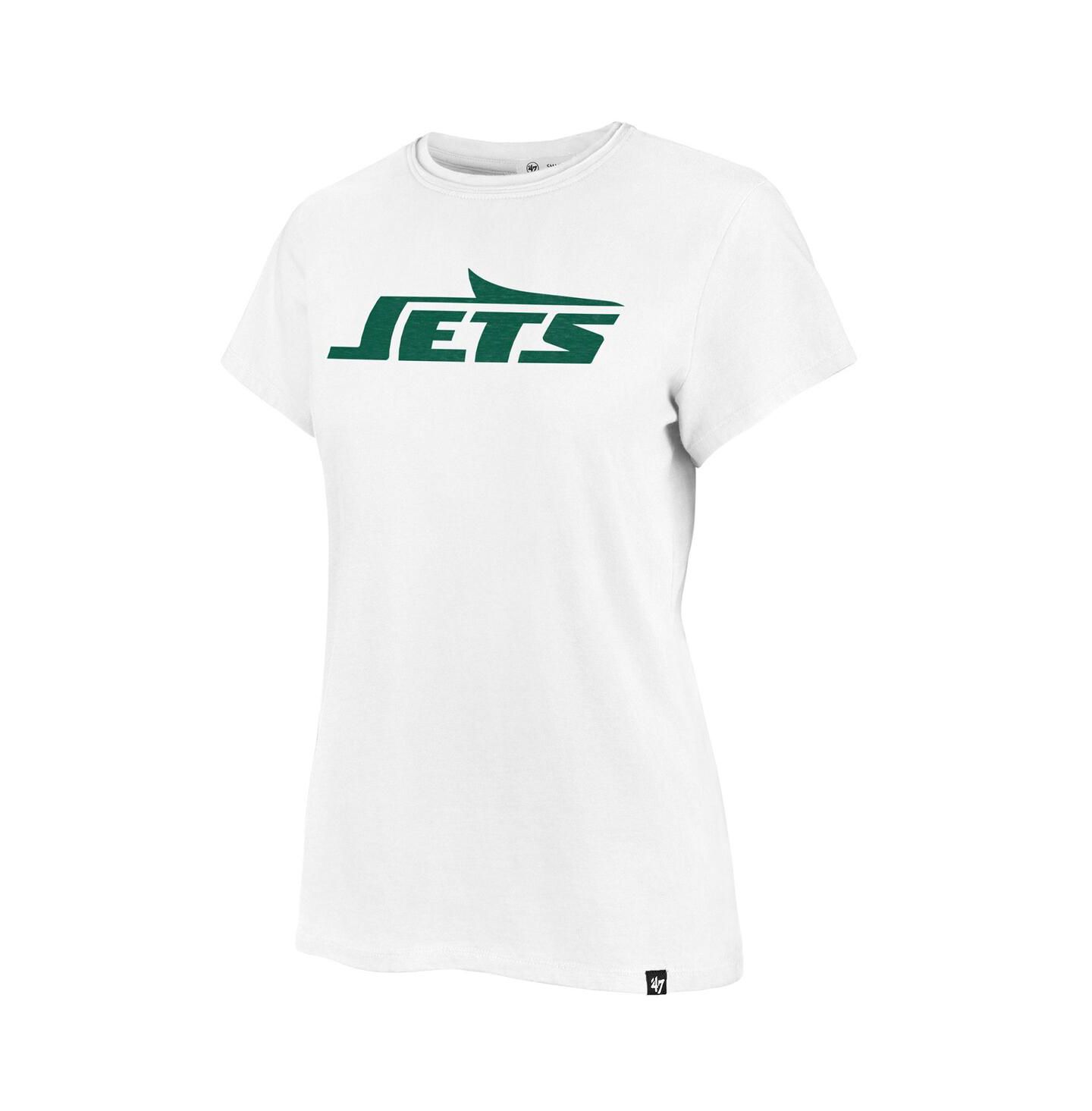 Женская футболка '47 Brand 47 White New York Jets Premier Frankie — фото 3