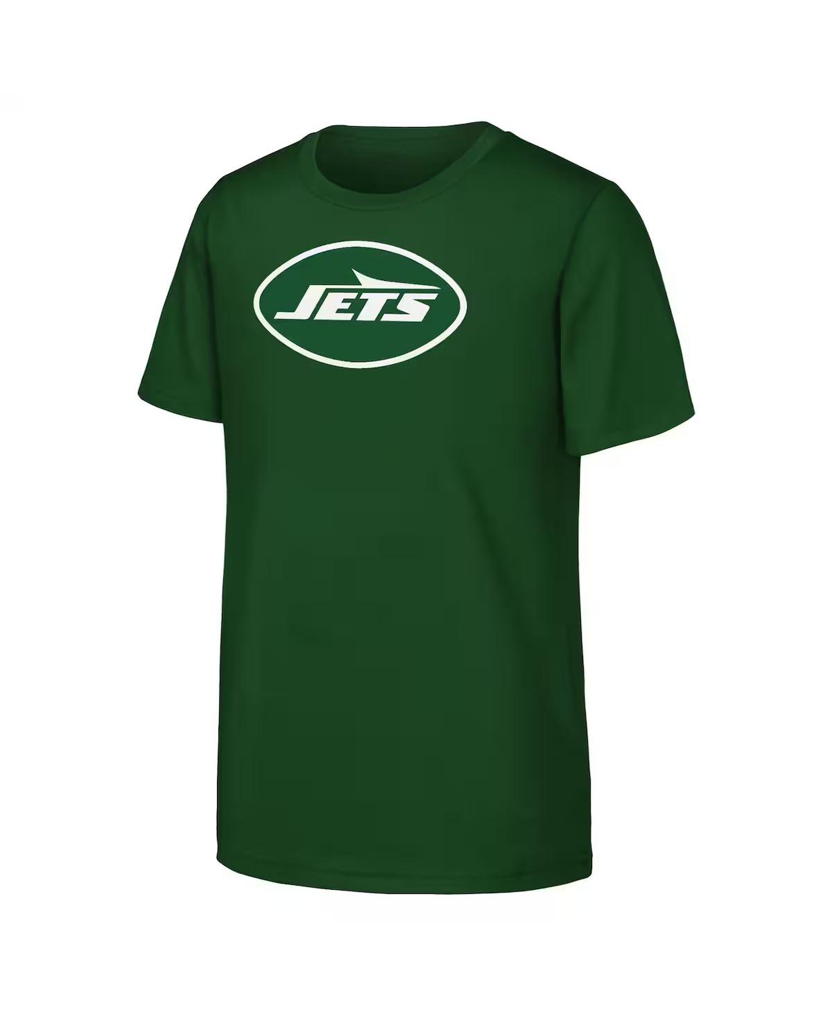 Youth Green New York Jets Primary Logo T-Shirt - Green