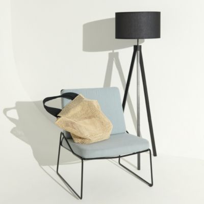 Eden 58" LED Traditional Tripod Floor Lamp with Fabric Drum Shade