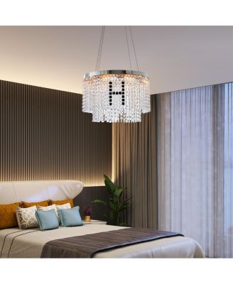 Modern Crystal Chandelier For Living-Room Round Cristal Lamp Luxury Home Decor Light Fixture