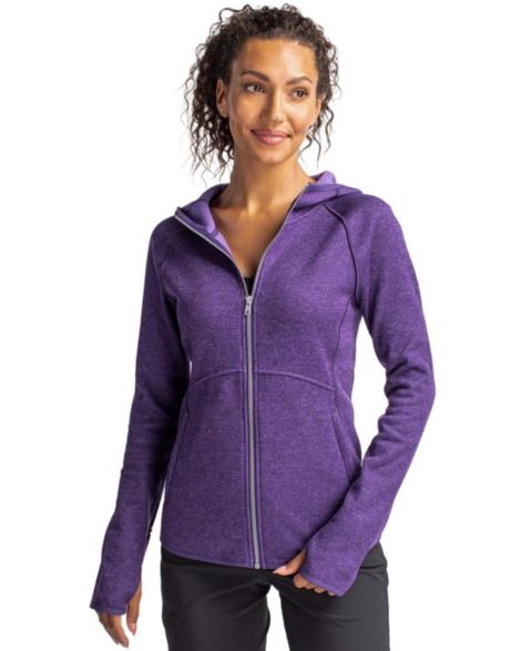 Женские куртки Cutter & Buck Women's Cutter and Buck Mainsail Full Zip Hooded Jacket