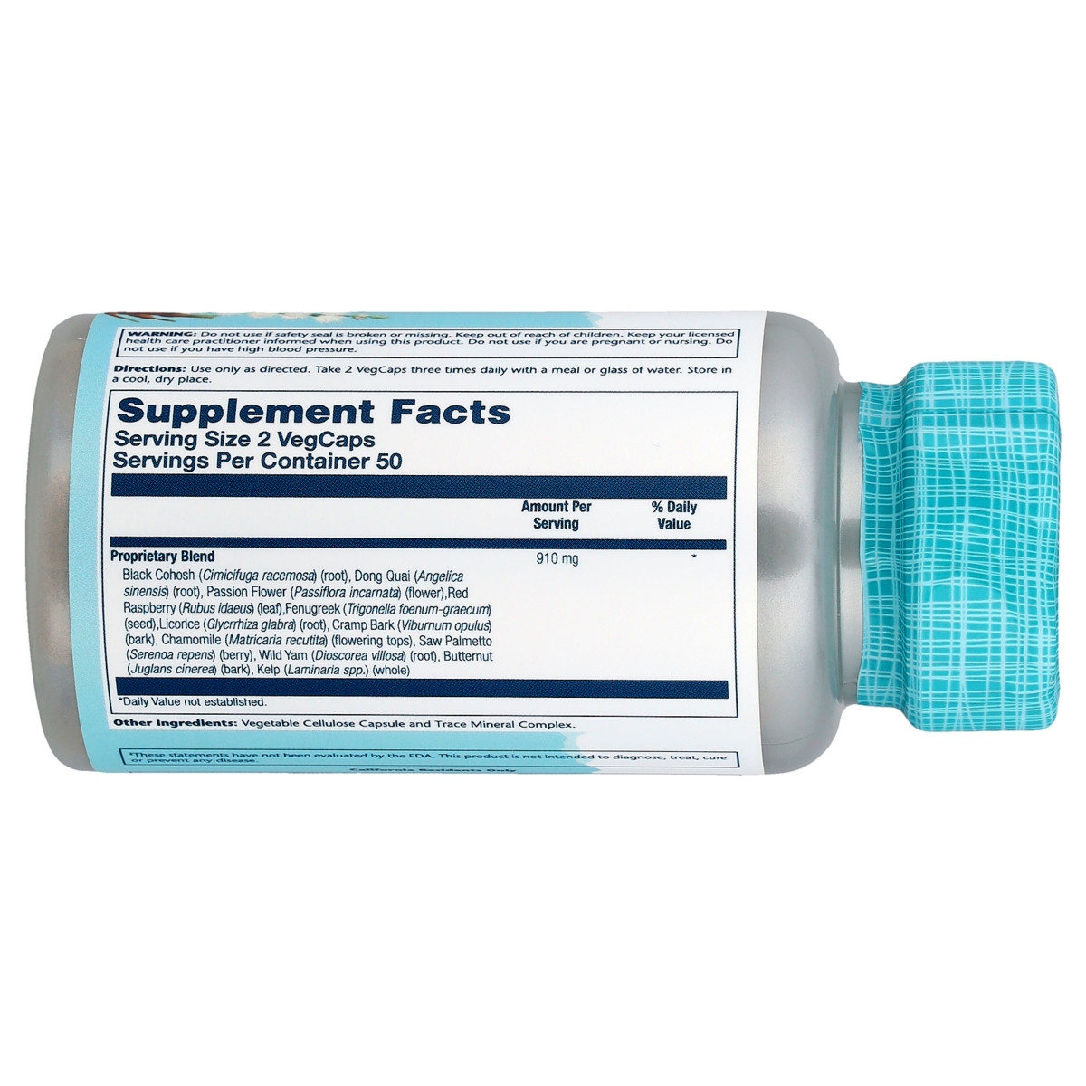 Solaray Female Hormone Blend Sp-7C - VegCaps - Assorted Pre-pack (See Table 9