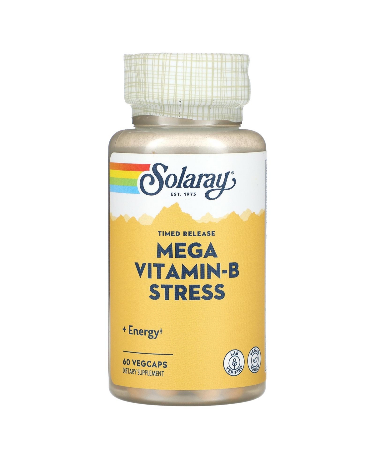 Timed Release Mega Vitamin-b Stress - 60 VegCaps - Assorted Pre-pack (See Table