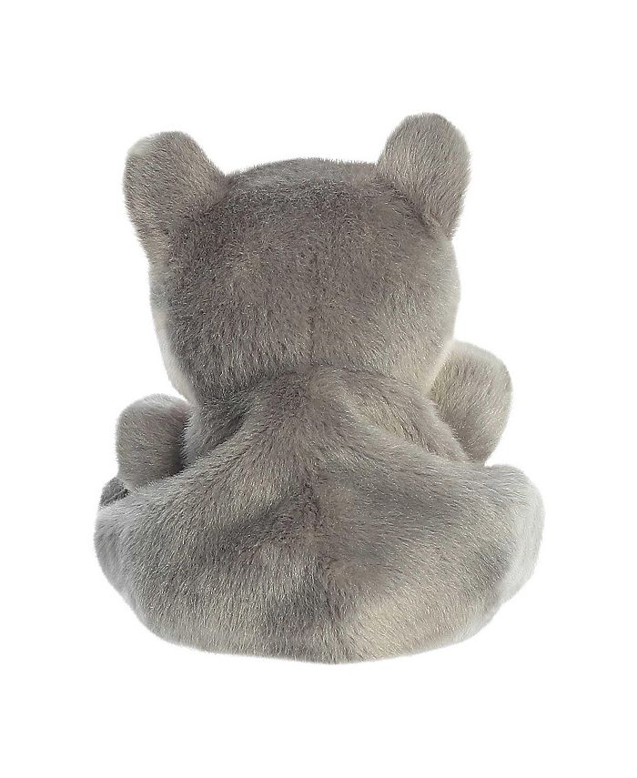 Aurora Mini Lucian Wolf Palm Pals Adorable Plush Toy Gray 4.5" - Macy's