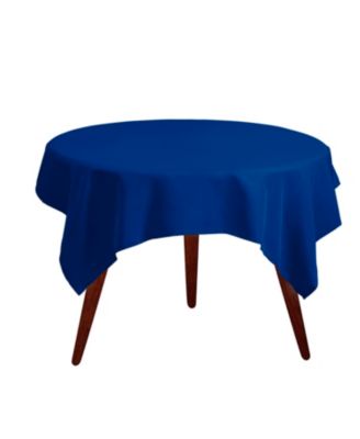 Square Tablecloth - 52 x 52 Inch - Heavy Duty Washable Polyester - For Small Square or Round Tables