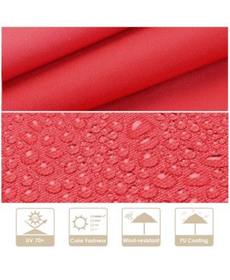 3 Tier Patio Umbrella with Crank Handle Push to Tilt Home Garden