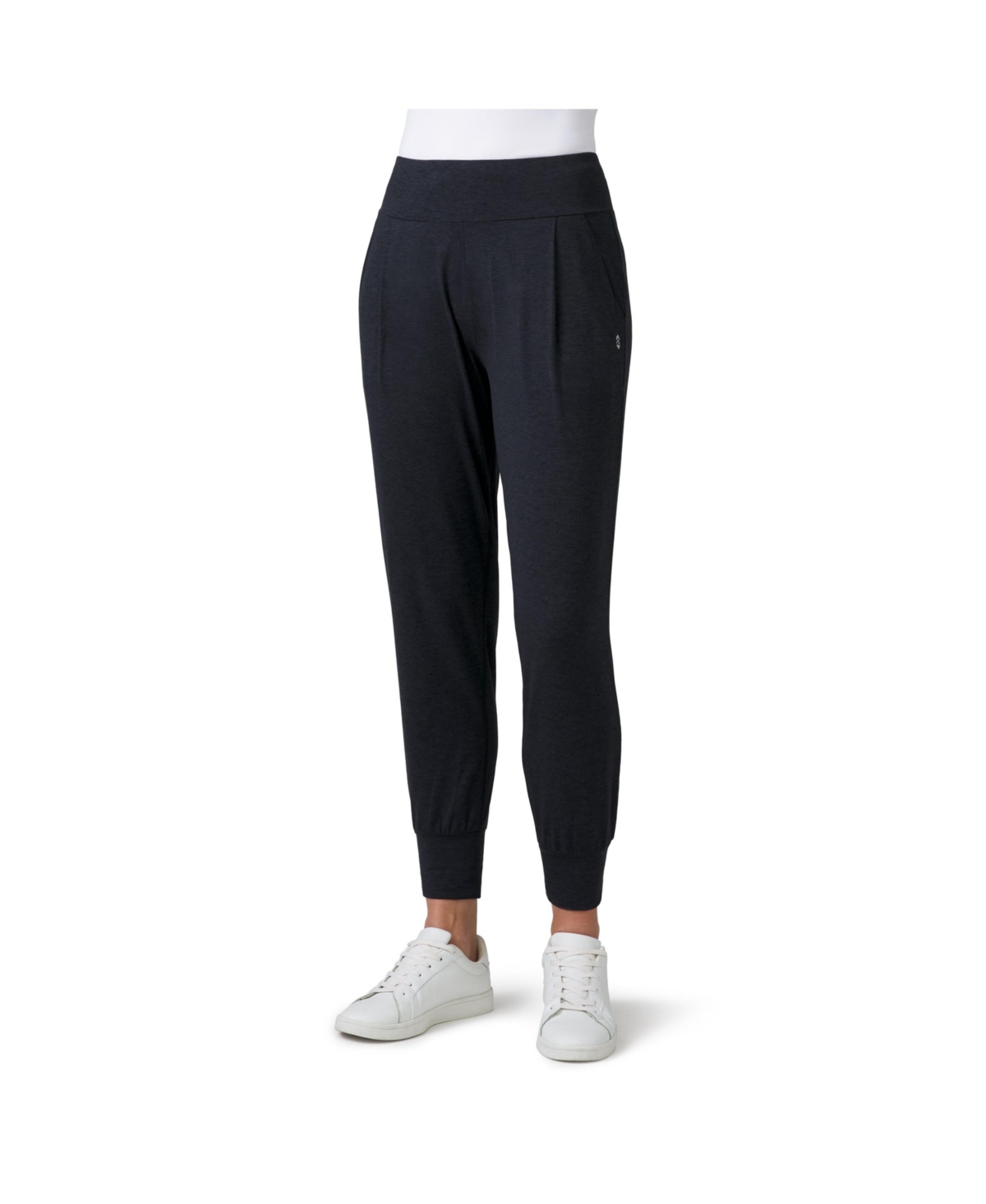 Women's Cloud Knit Pleated Jogger - Black