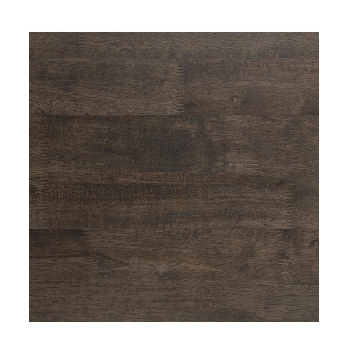 Merrick Lane Mabel Farmhouse Trestle End Table, Solid Wood Rustic Accent Table