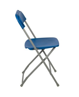 Set Of 10  650 Llb Weight Capacity  Plastic Stackable Folding Plastic Chairs