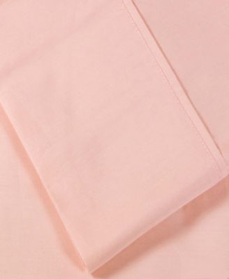300-Thread Count Solid Cotton Percale Pillowcases, Set of 2, King