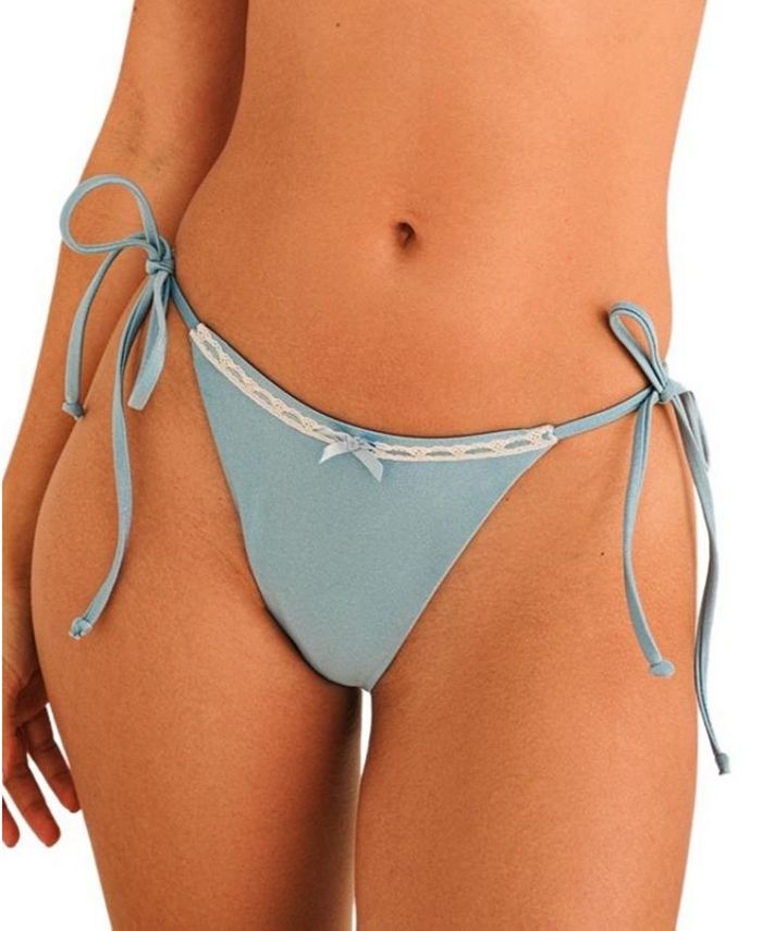how to tie a string bikini bottom