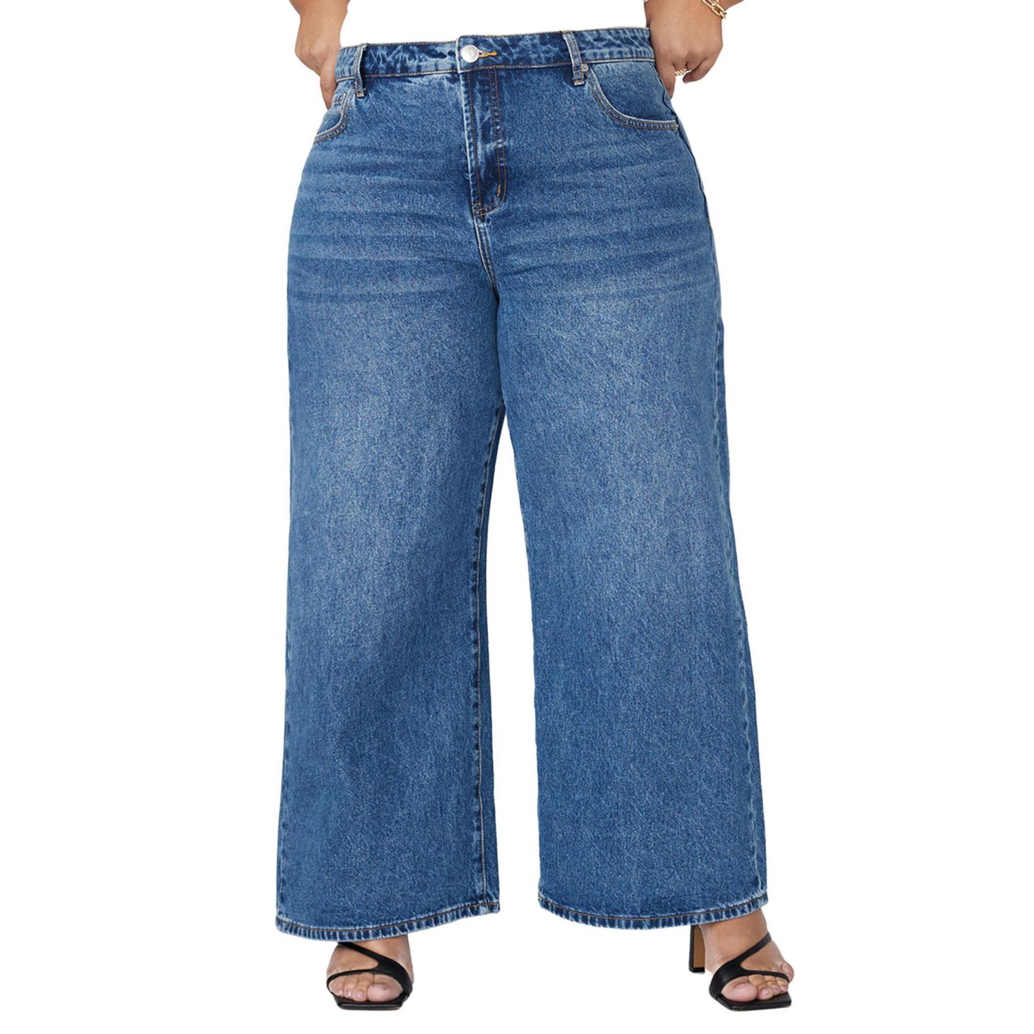 Women's The Yvette Rigid Wide Leg Jean