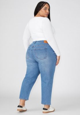 Women's Plus Size The Naomi Comfort Stretch Straight Leg Jean Crop