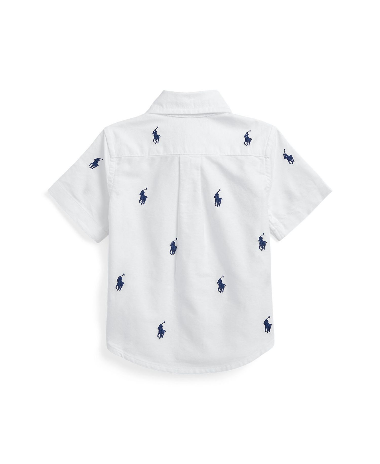 Baby Boys Pony Oxford Short-Sleeve Shirt