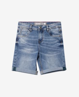Big Boys Roll-Up Denim Shorts 2-Pack