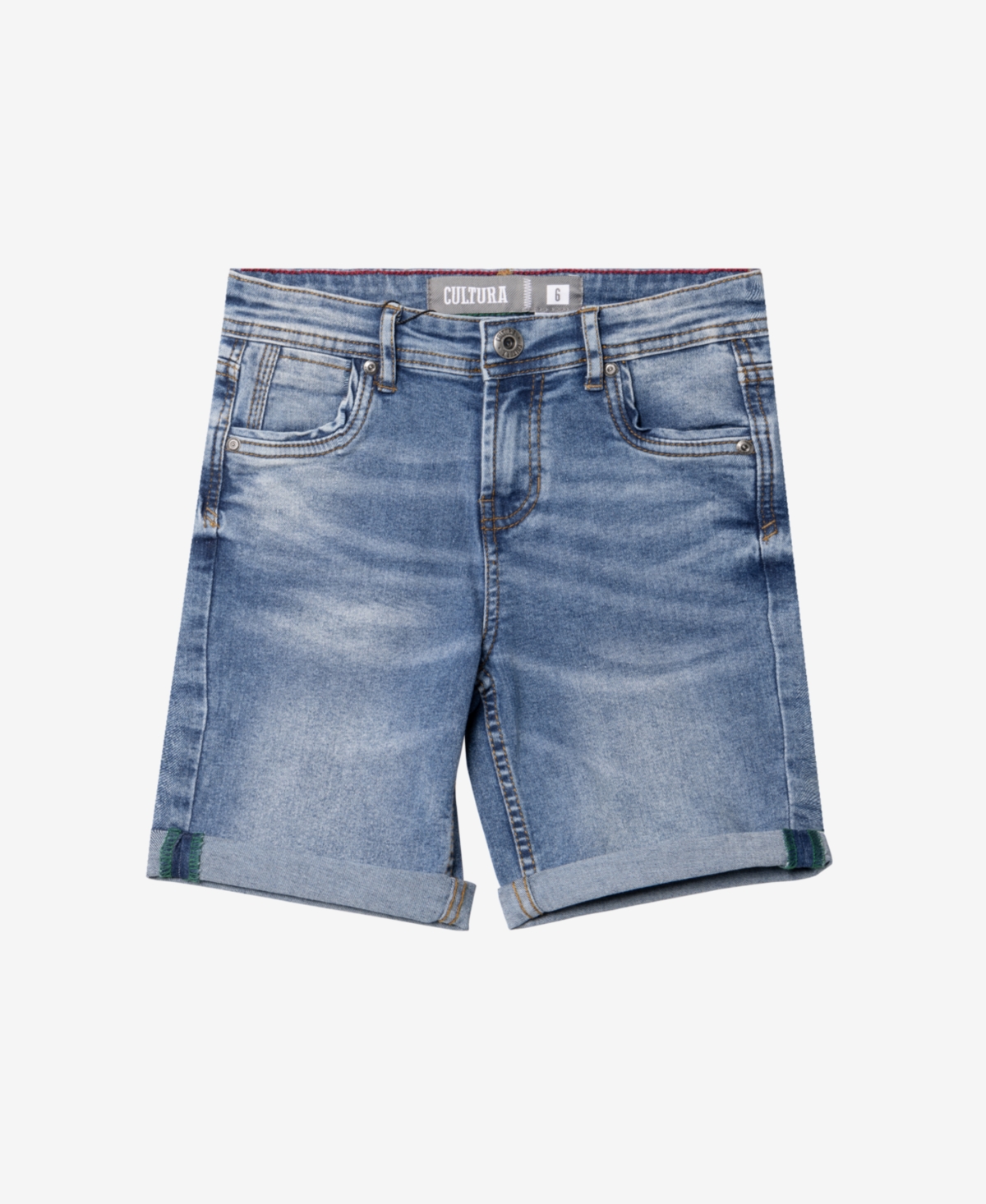 Cultura Big Boys Roll-Up Denim Shorts 2-Pack