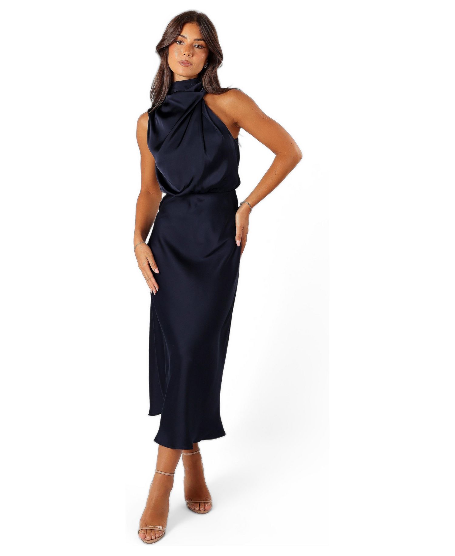 Women's Anabelle Halter Neck Midi Dress