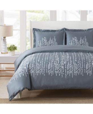 Pearla 100% Cotton 3Pc Duvet Cover Set, King/California King