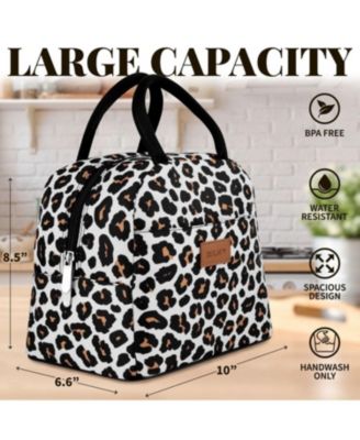 Insulated Tote Lunch Bag With Soft Padded Handles