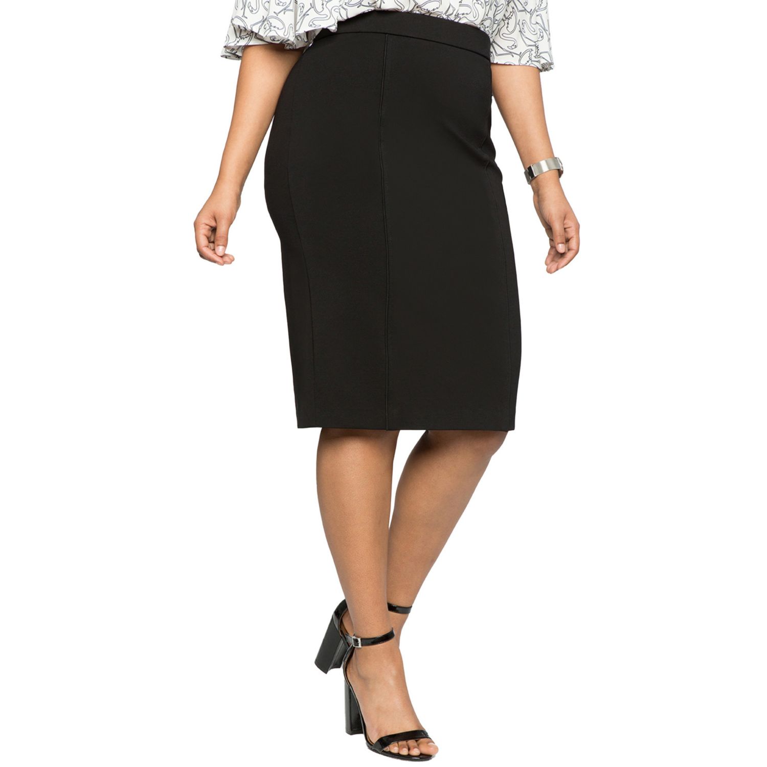 Women's The Ultimate Stretch Midi Pencil Skirt