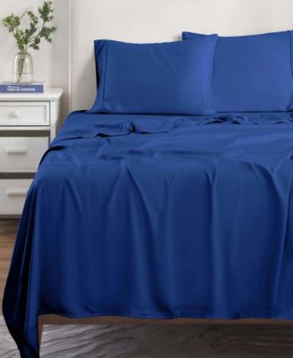 300-TC Cooling Modal Solid Deep Pocket 4-Piece Sheet Set, Queen