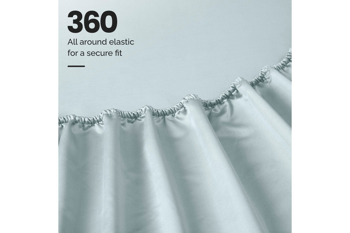 Superior Egyptian Cotton 1000 Thread Count Extra Deep Pocket Solid Sheet Set,