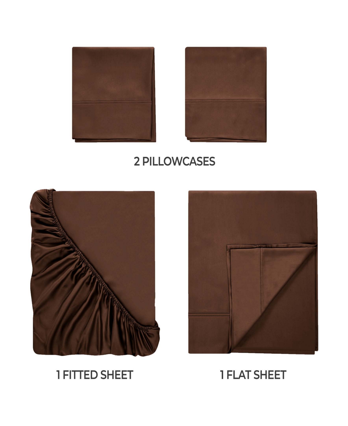 Superior Egyptian Cotton 400 Thread Count Solid Deep Pocket Sheet Set,