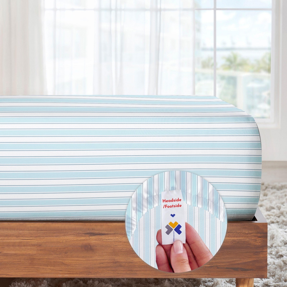 400 Thread Count 100% Cotton Printed Sheet Set