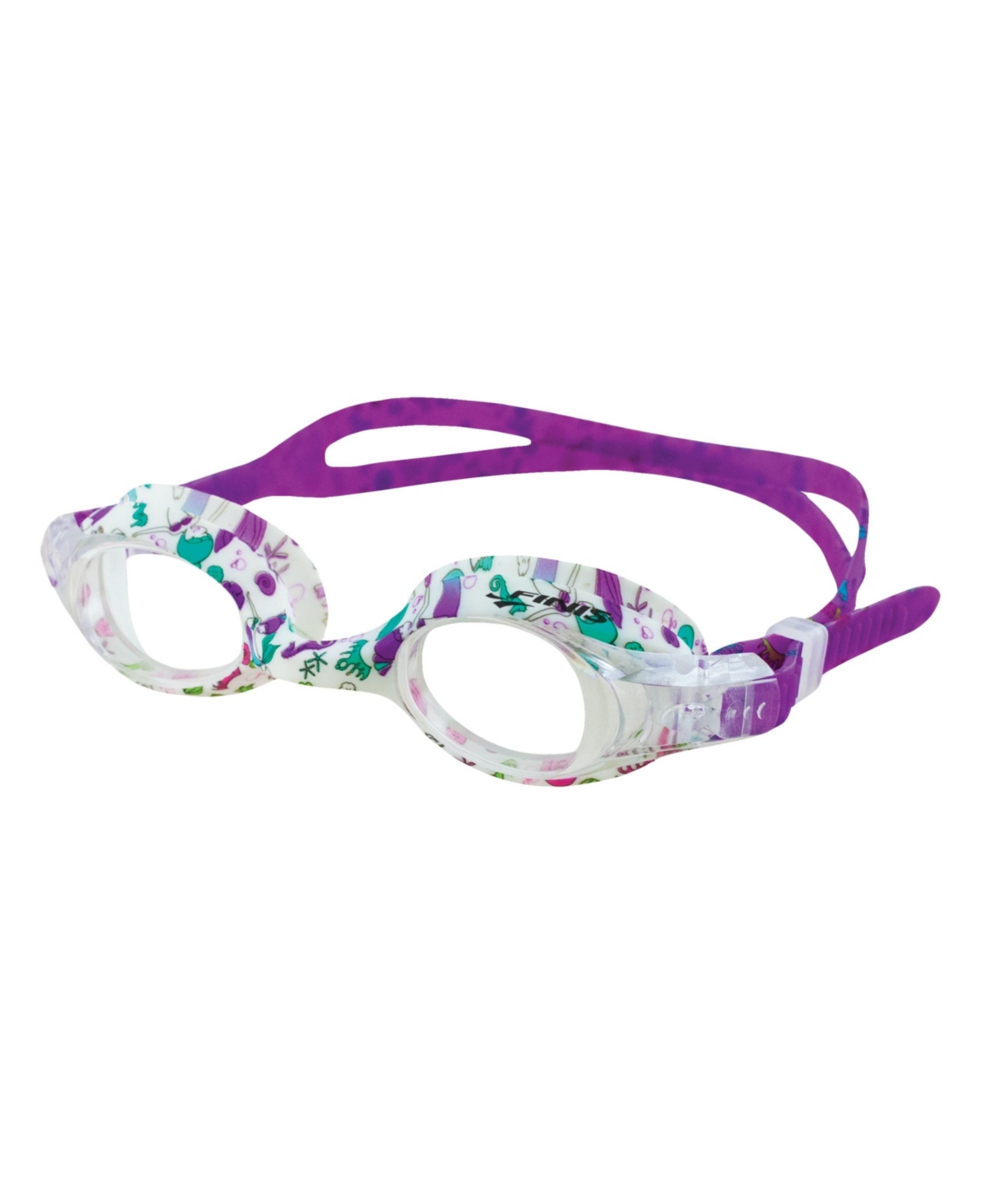 Finis Girls Mermaid Goggle - Fun Swim Goggles with Anti-Fog and Uv Protection, Adjustable Fit ren Ages 4-10
