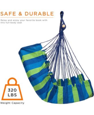 Hanging Rope Hammock Chair Swing Seat