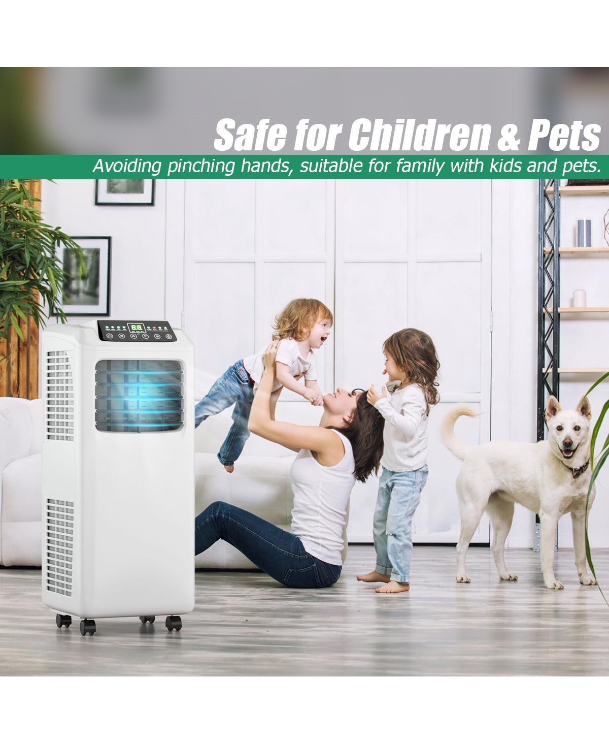Vebreda 9000 Btu Portable Air Conditioner with Built-in Dehumidifier and Remote Control