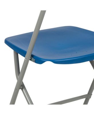 Set Of 10  650 Llb Weight Capacity  Plastic Stackable Folding Plastic Chairs