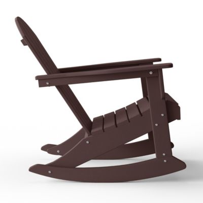 Outdoor Patio Porch Rocking Adirondack Chair (Set of 2)