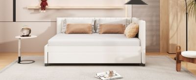Upholstered Daybed & Trundle bed Frame