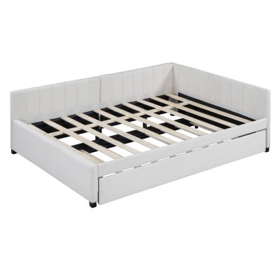 Upholstered Daybed & Trundle bed Frame