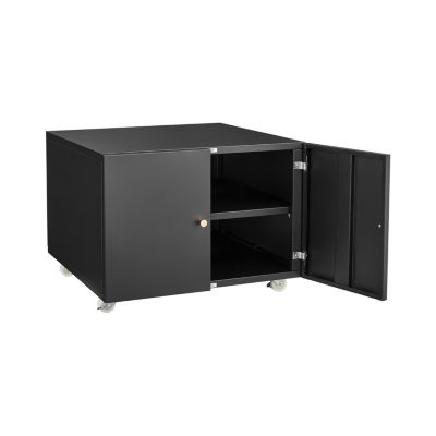 Premium Office Copier Cabinet with Mobile Pedestal