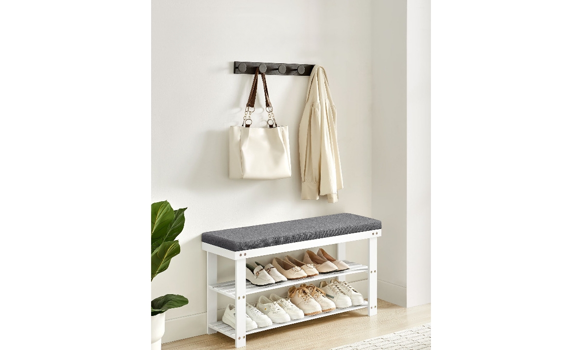 Slickblue 2-tier Shoe Rack, Stable Shoe Organizer For Entryway, Living Room