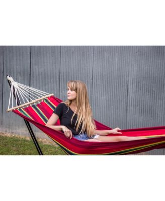 Cotton Blend Bahamas Hammock - Burgundy
