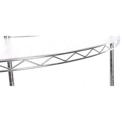 6-Tier Corner Wire Shelf - Chrome